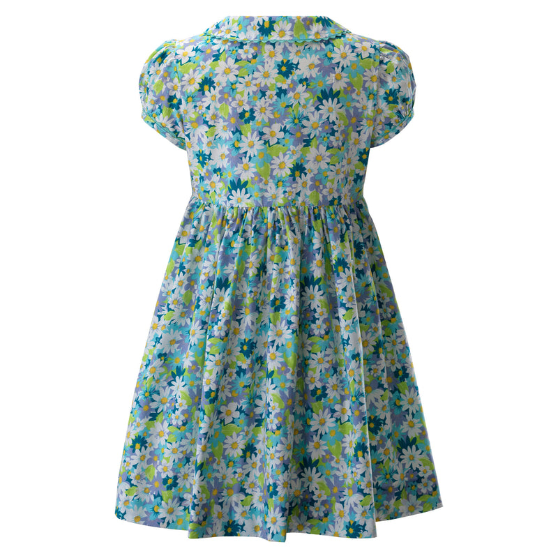 Scatter Daisy Button-Front Dress
