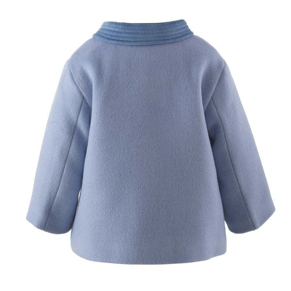 Velvet Trim Pram Coat Rachel Riley US