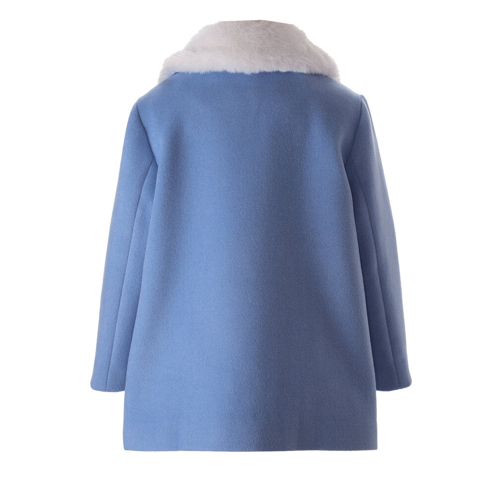 Faux Fur Collar Coat Rachel Riley