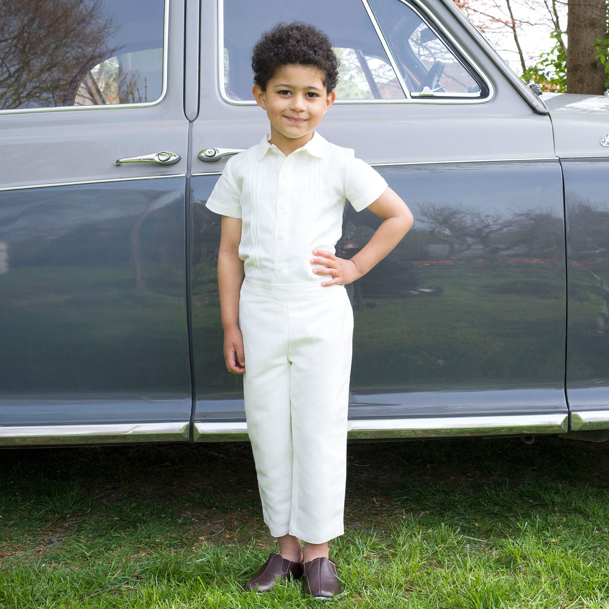 Linen Shirt and Trouser Set Rachel Riley US