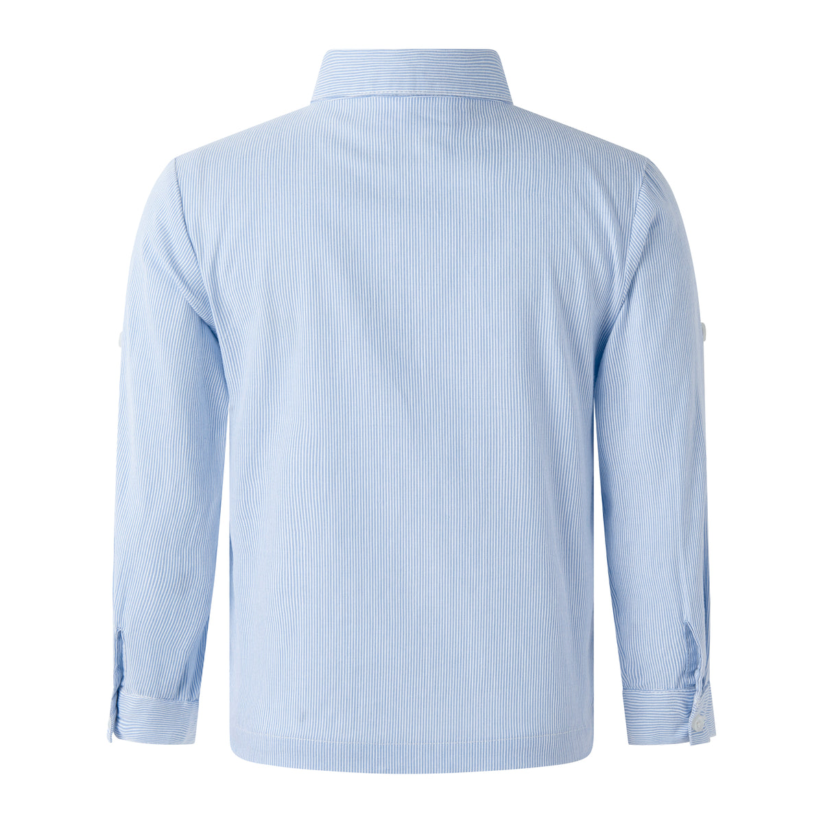 Blue Stripe Turn-up Shirt Rachel Riley US