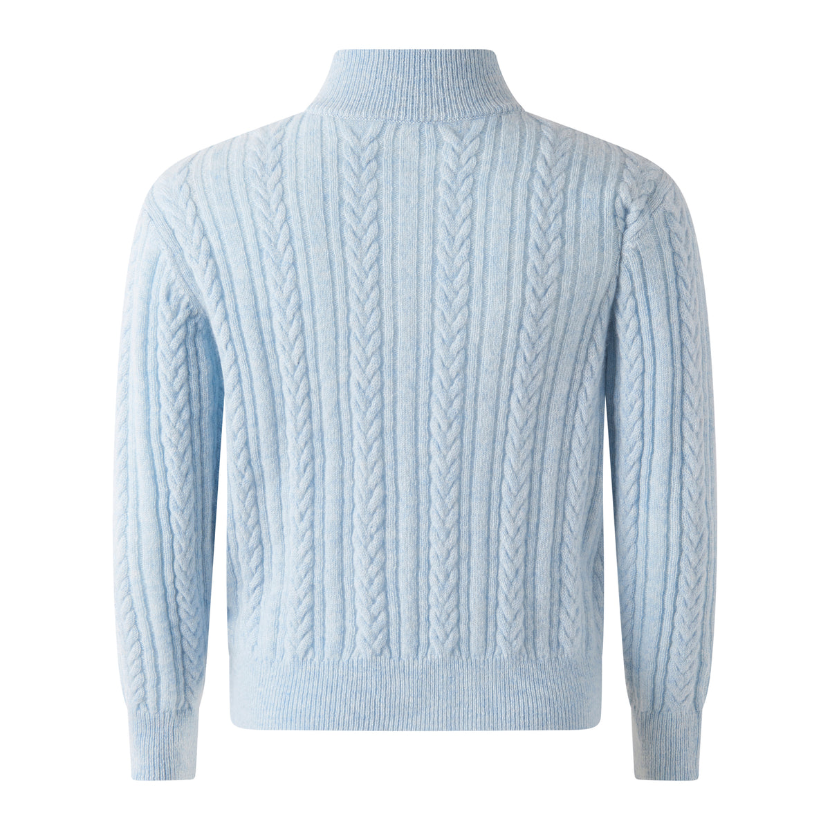 Blue Cashmere Half Zip Sweater Rachel Riley US