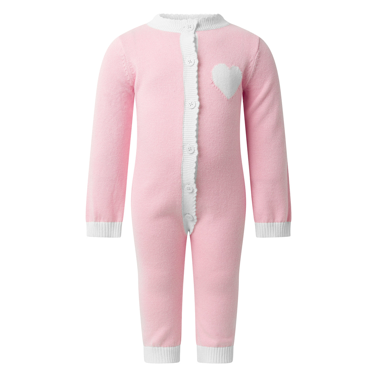 Heart Knit Playsuit Rachel Riley US