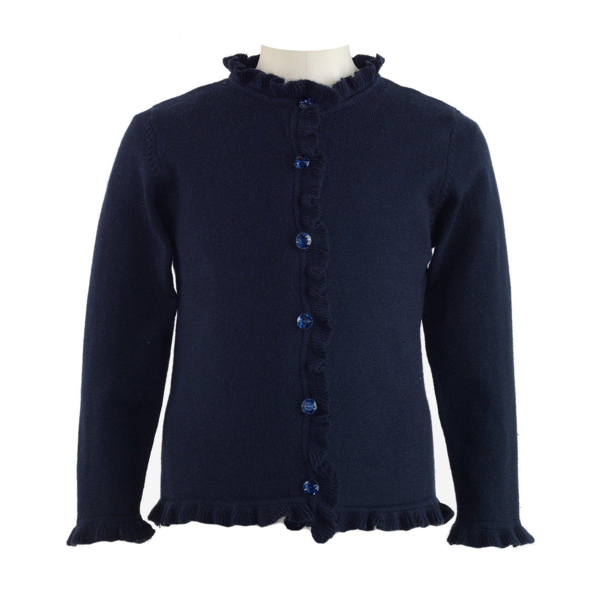 Navy Frill Cardigan Rachel Riley US