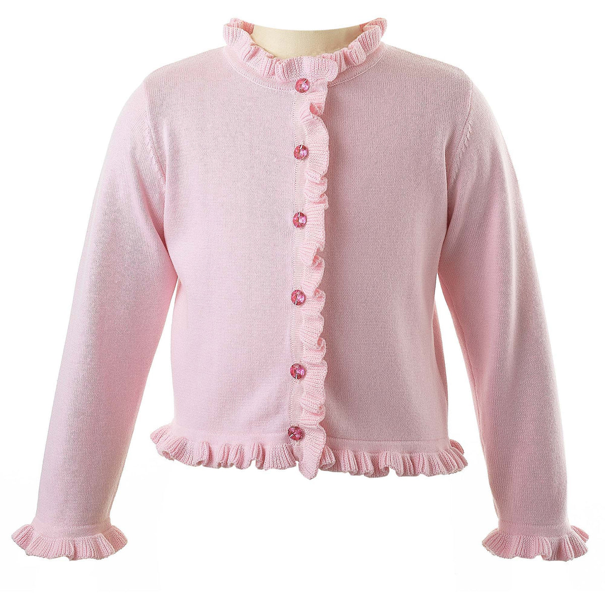 Pink Frill Cardigan Rachel Riley US
