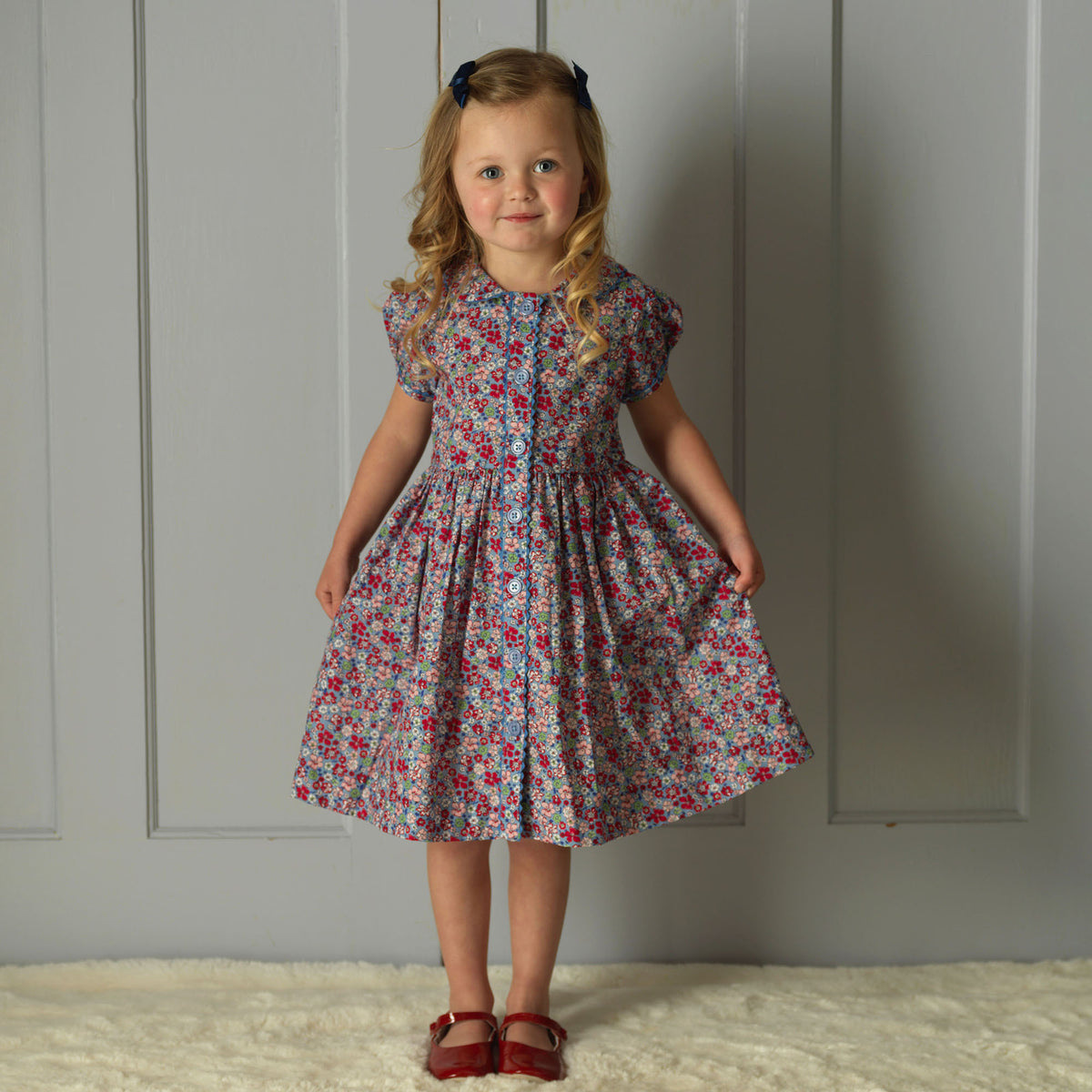 Country Garden Button-Front Dress Rachel Riley US