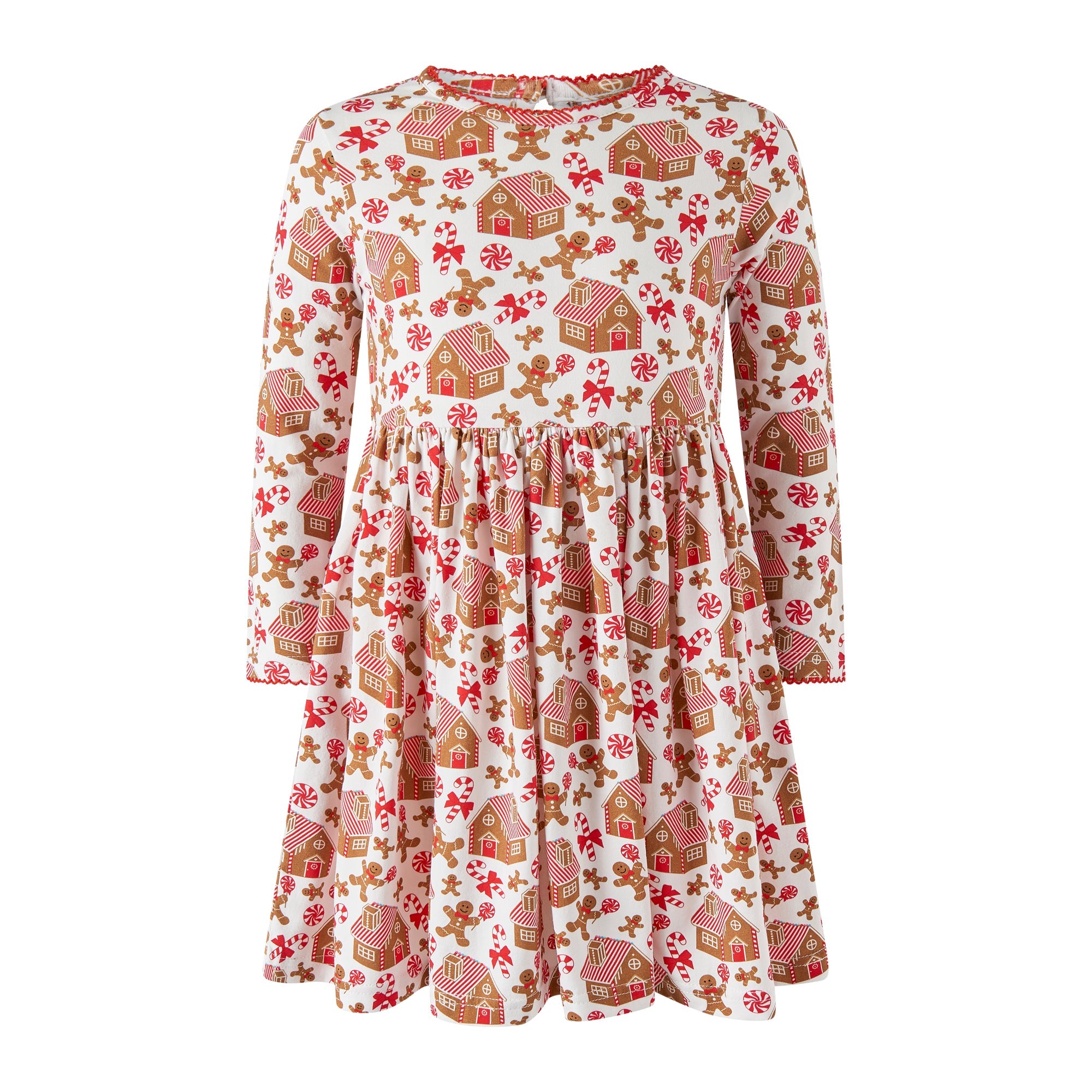 Gingerbread Jersey Dress – Rachel Riley US