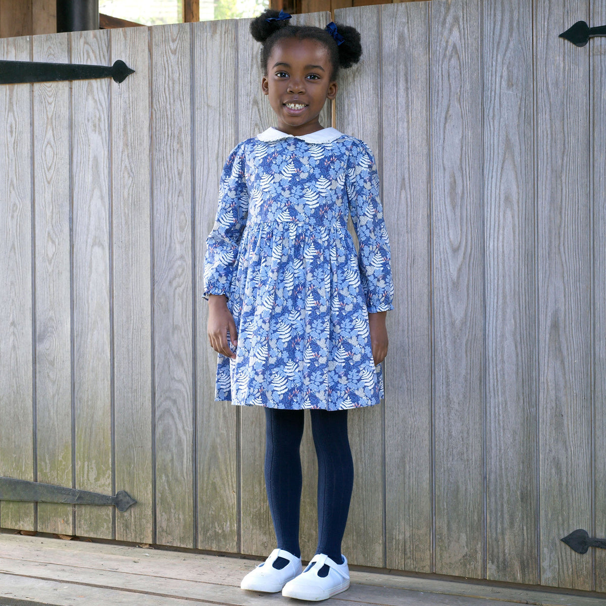 Acorn Leaf Peter Pan Collar Dress Rachel Riley US