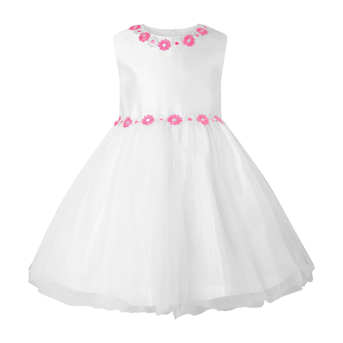 Pink Daisy Tulle Dress Rachel Riley US