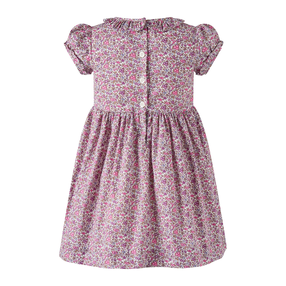Purple Floral Smocked Dress Rachel Riley US
