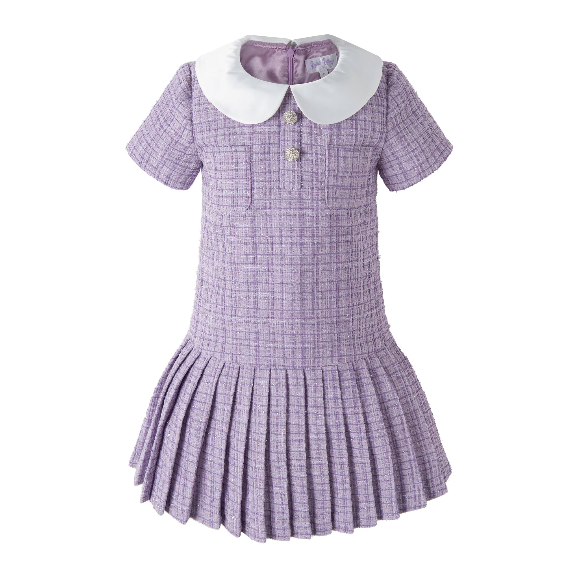 Lavender Tweed Dress