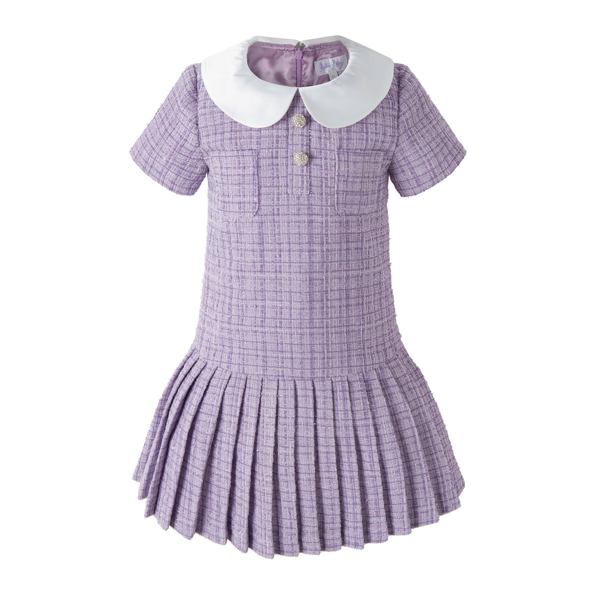 Lavender Tweed Dress Rachel Riley US