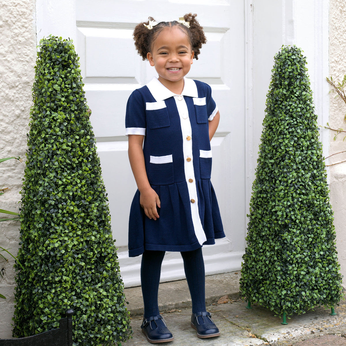Knit Pleated Dress