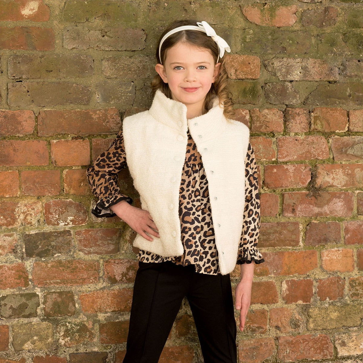 Tweed Padded Vest Rachel Riley US