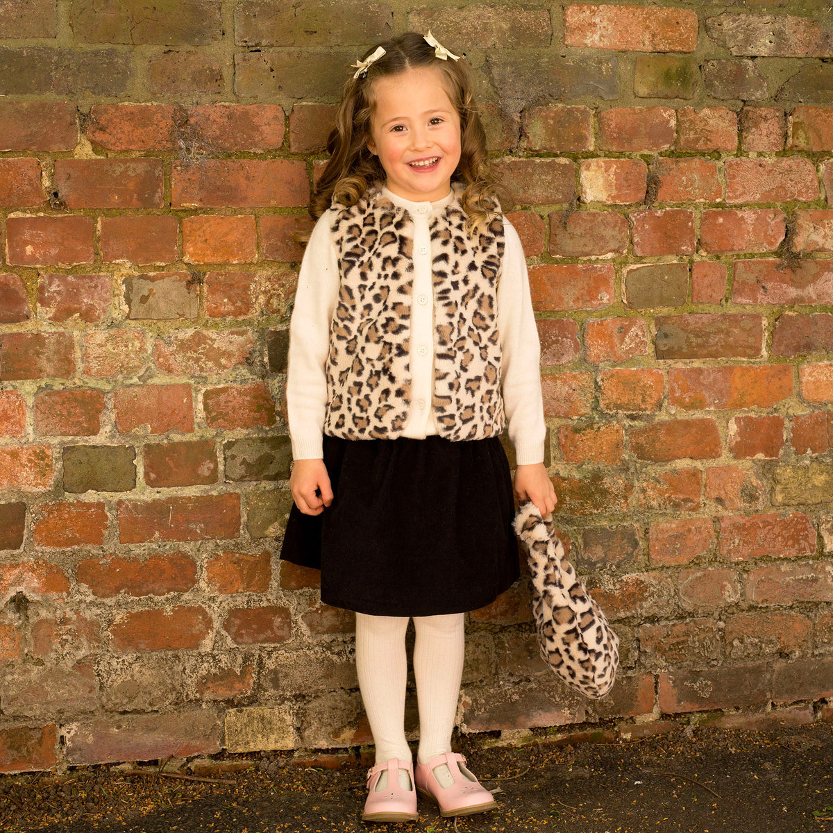 Leopard Faux Fur Vest