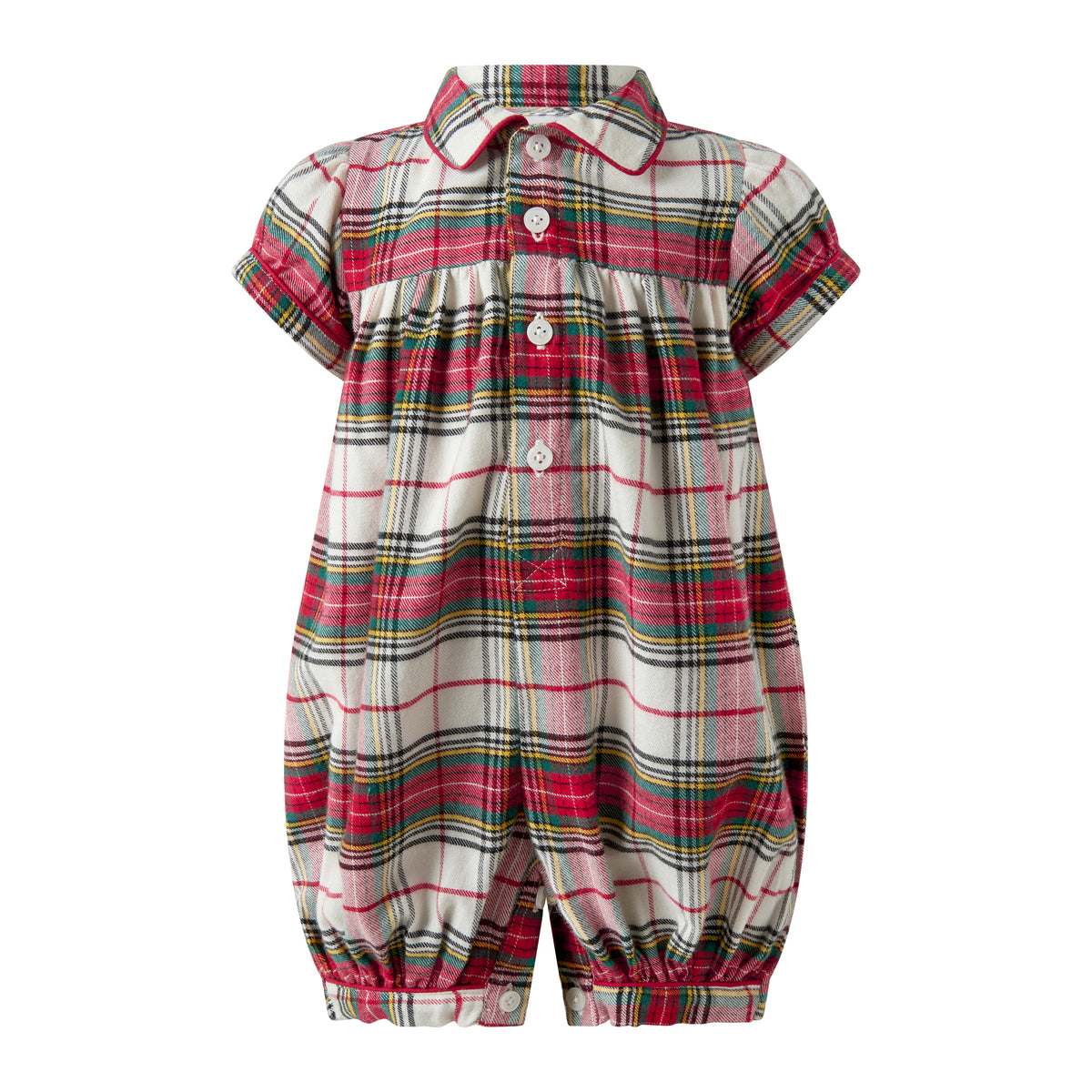Tartan Flannel Babysuit Rachel Riley US