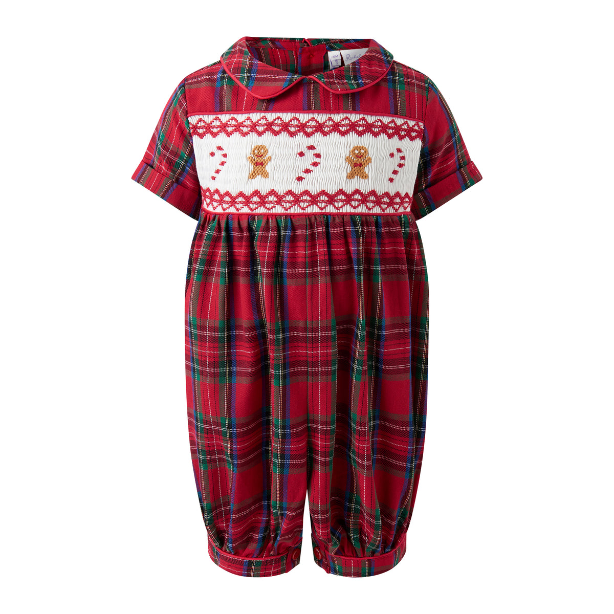 Gingerbread Smocked Babysuit Rachel Riley US