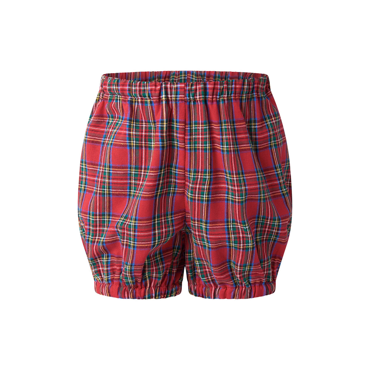 Red Tartan Button-front Dress & Bloomers Rachel Riley US