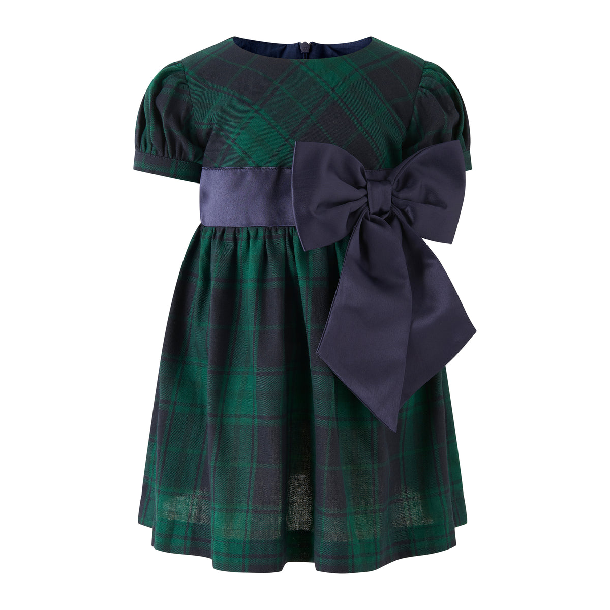Baby Blackwatch Bow Dress