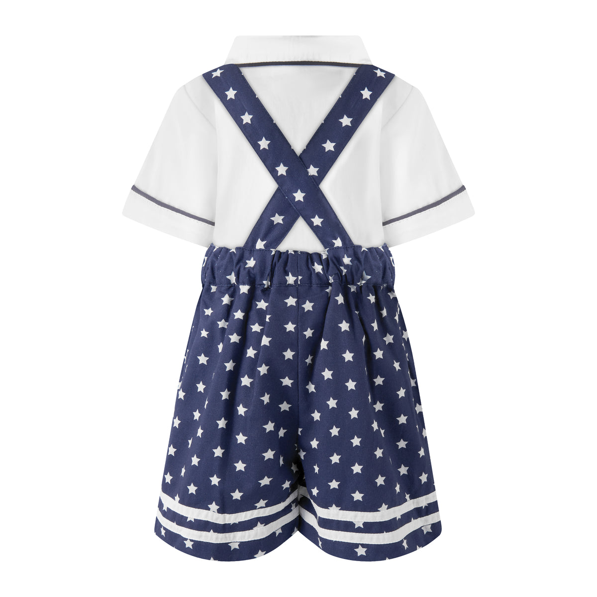 Star Dungarees and Shirt Set Rachel Riley US