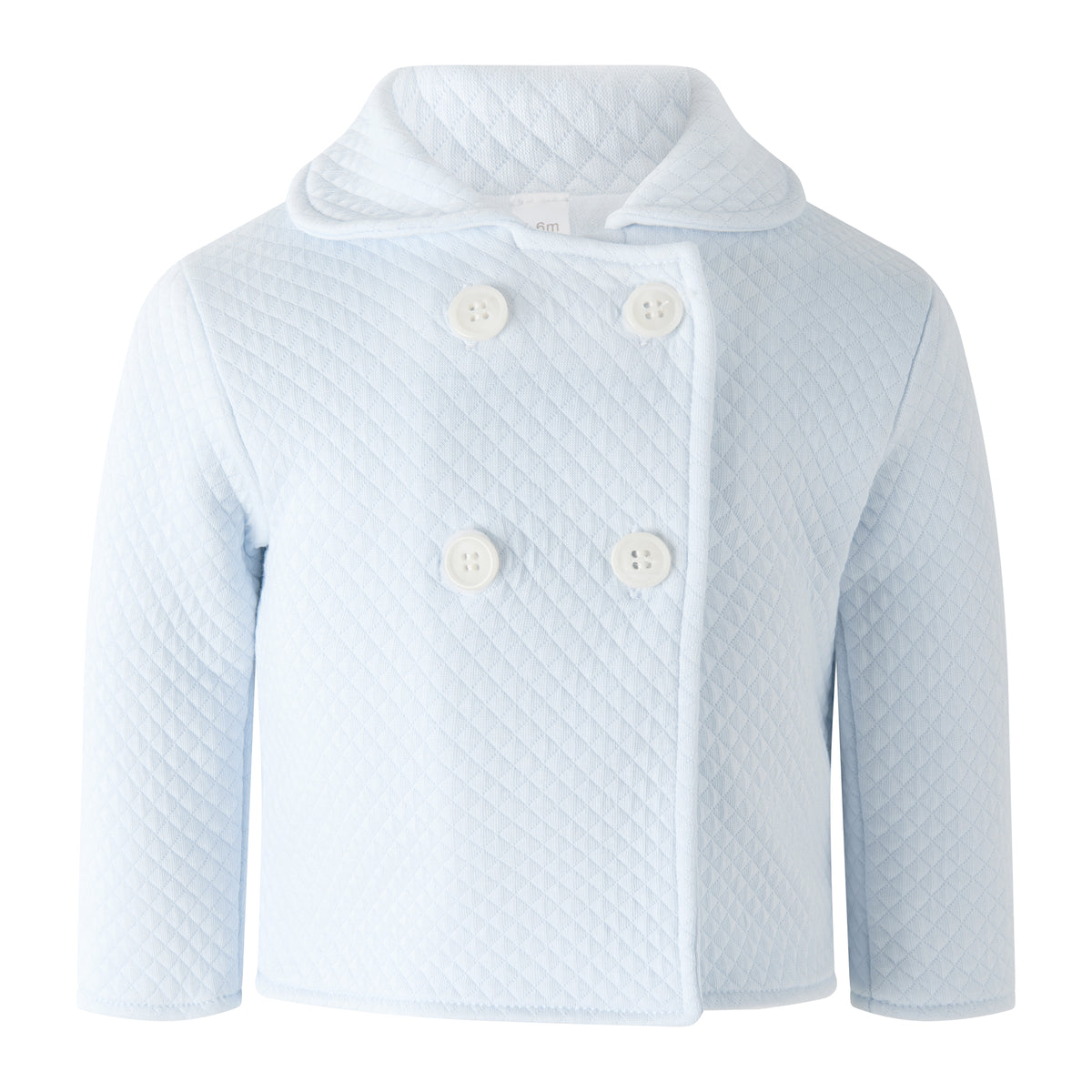 Blue Pima Quilted Jacket
