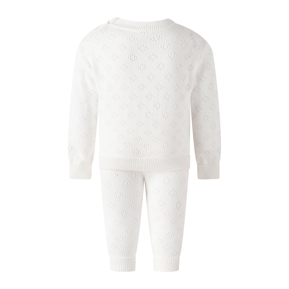 Ivory Pointelle Sweater & Legging Set Rachel Riley US