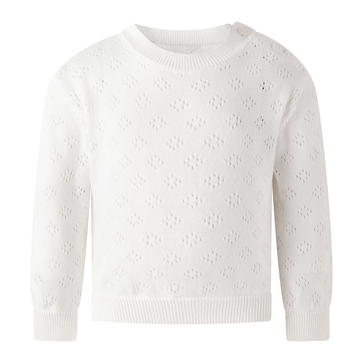 Ivory Pointelle Sweater & Legging Set Rachel Riley US