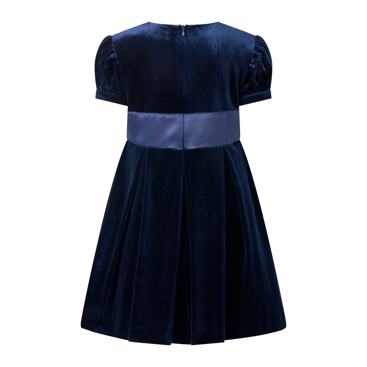 Crushed Velvet Bow Dress