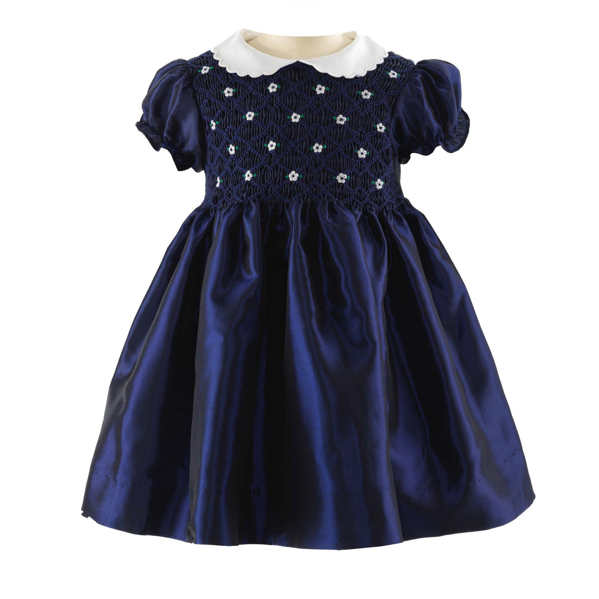 Taffeta Smocked Dress Rachel Riley US