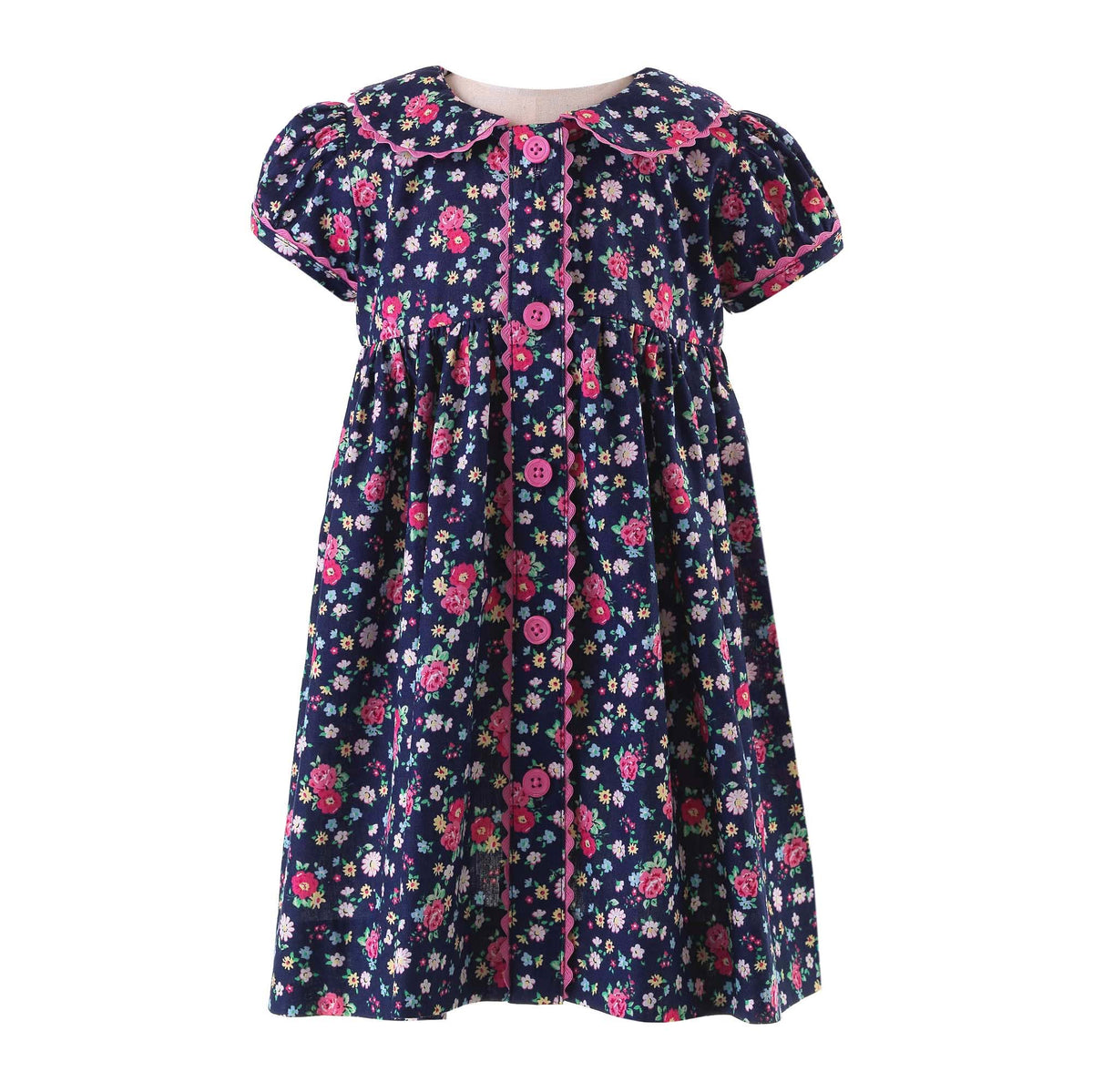 Floral Button-Front Dress & Bloomers Rachel Riley US