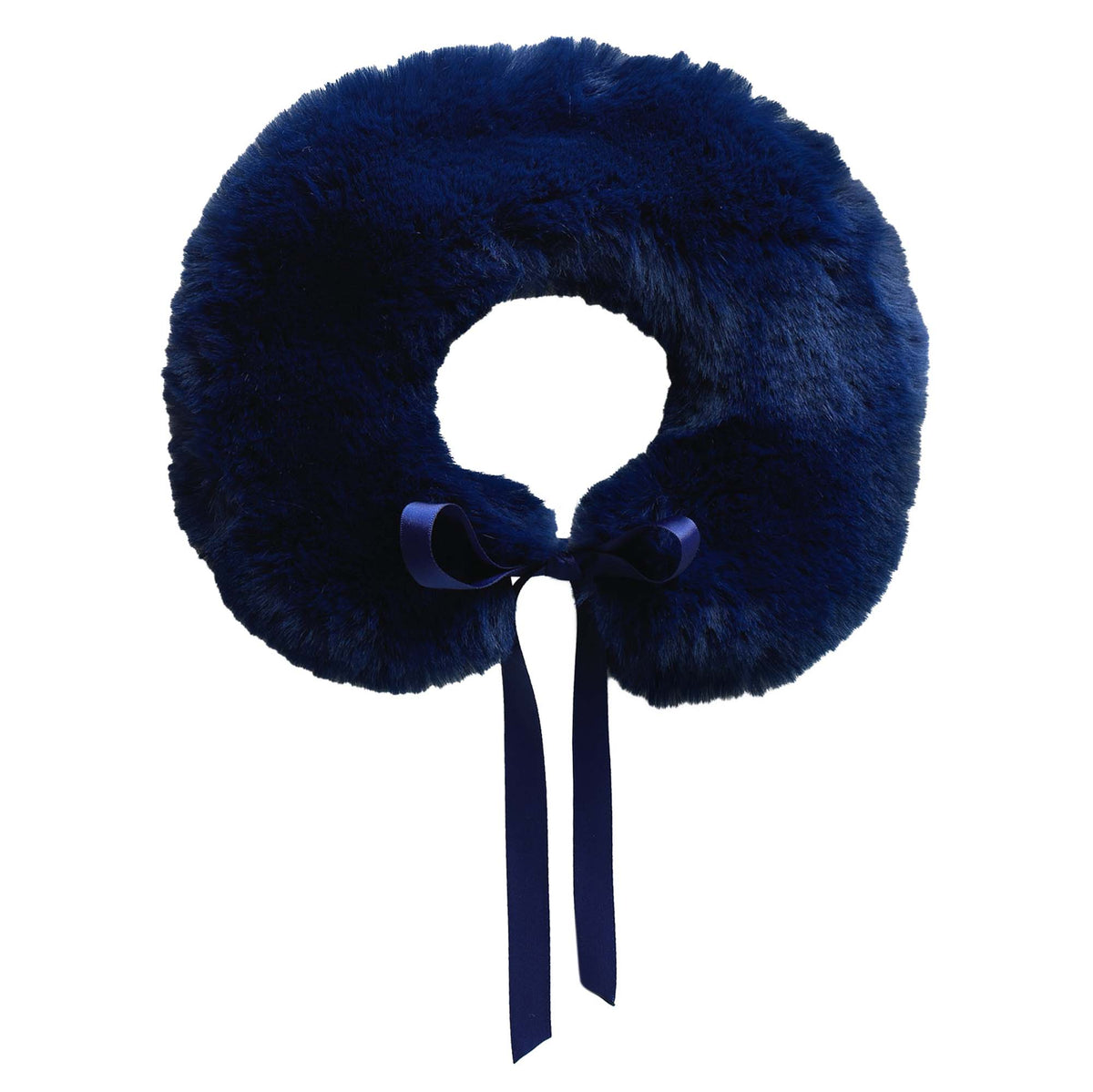 Navy Faux Fur Collar Rachel Riley US