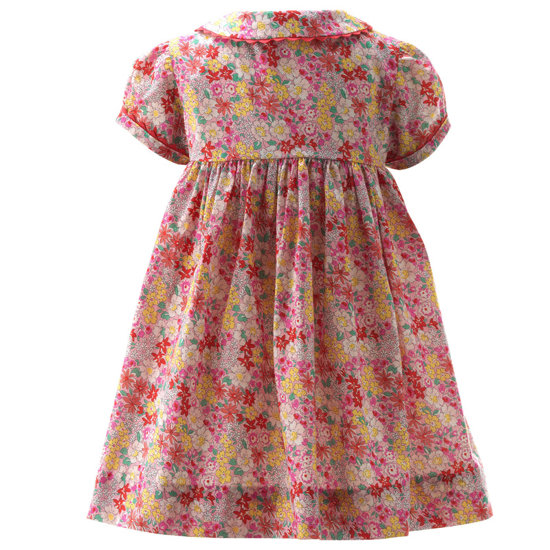 Ditsy Garden Button-Front Dress & Bloomers Rachel Riley