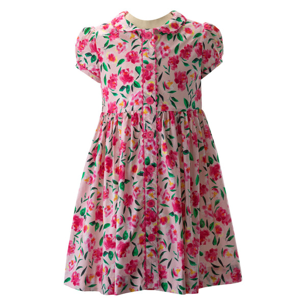 Posy Button-Front Dress