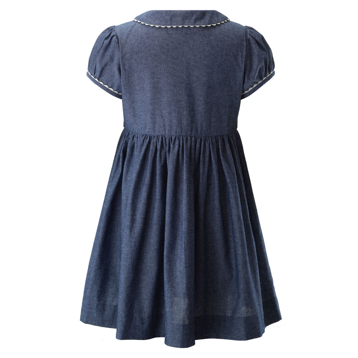 Chambray Button-Front Dress Rachel Riley US
