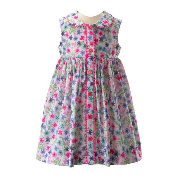Aster Sleeveless Button front Dress & Bloomers
