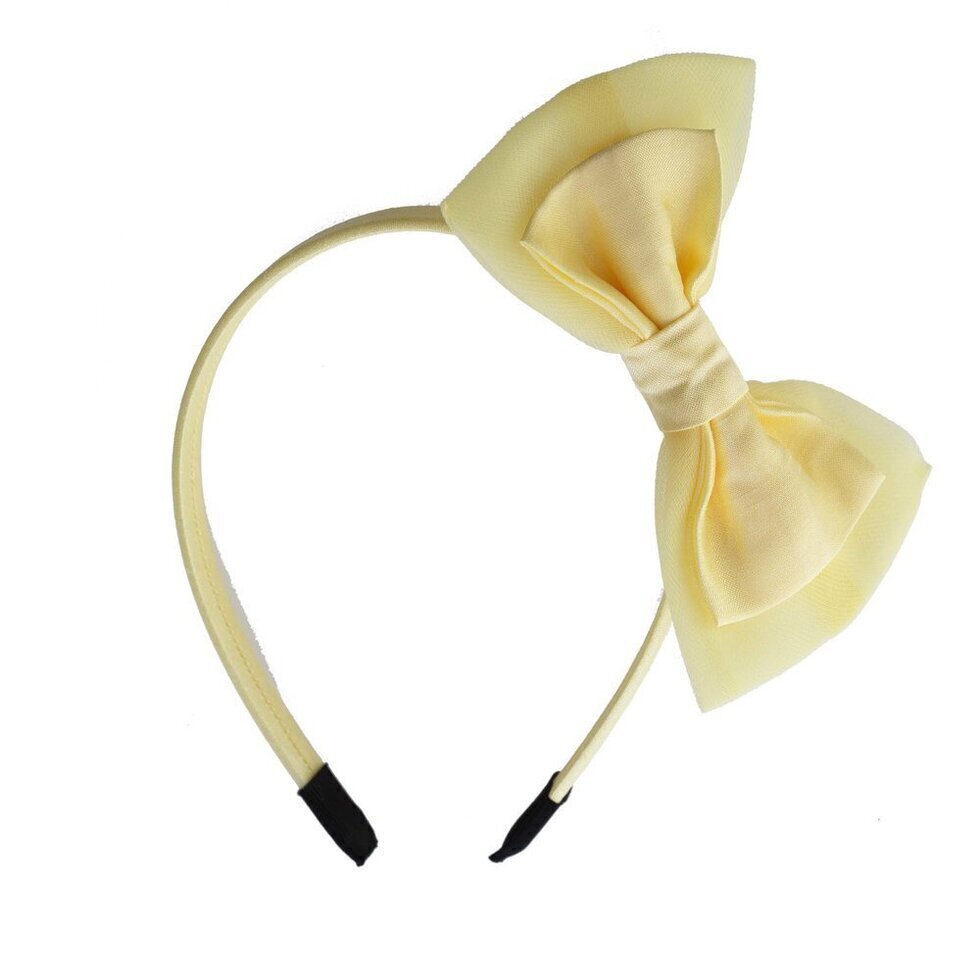Yellow Bow Tulle Hairband Rachel Riley US
