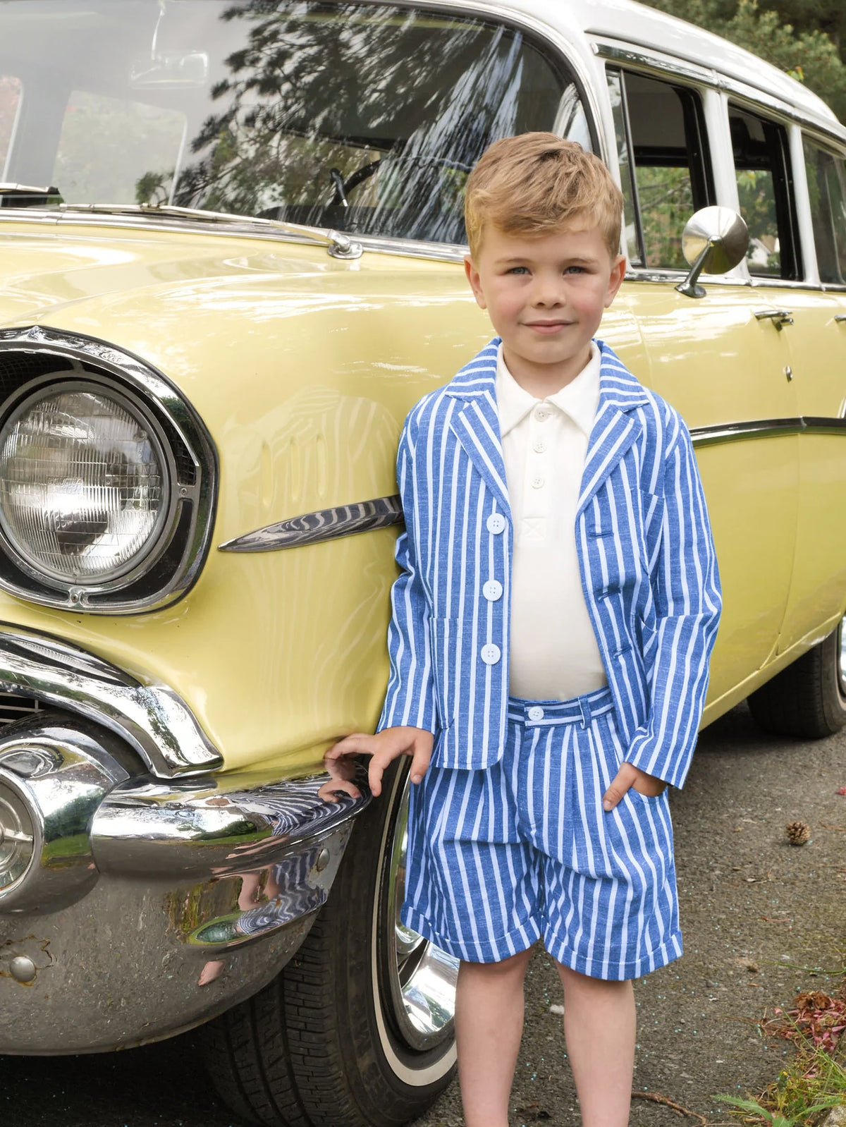 Oxford Stripe Shorts Rachel Riley US