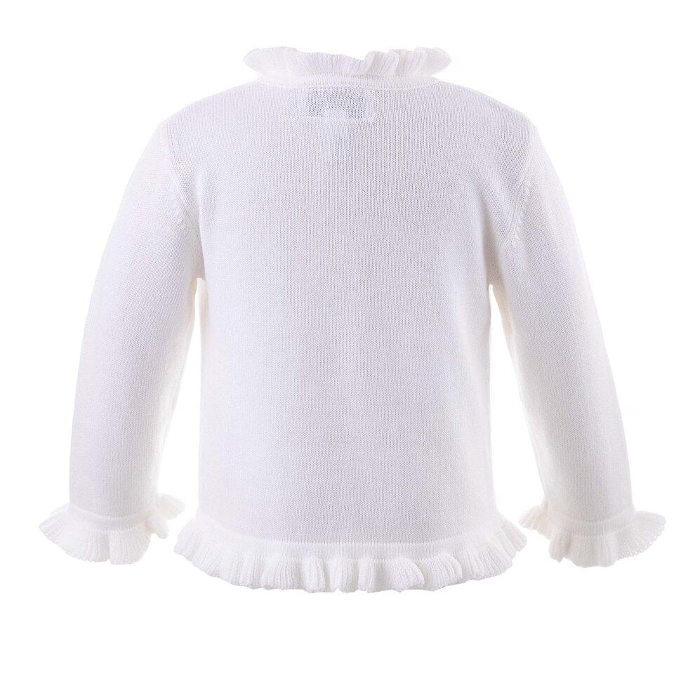 Baby Ivory Frill Cardigan Rachel Riley US