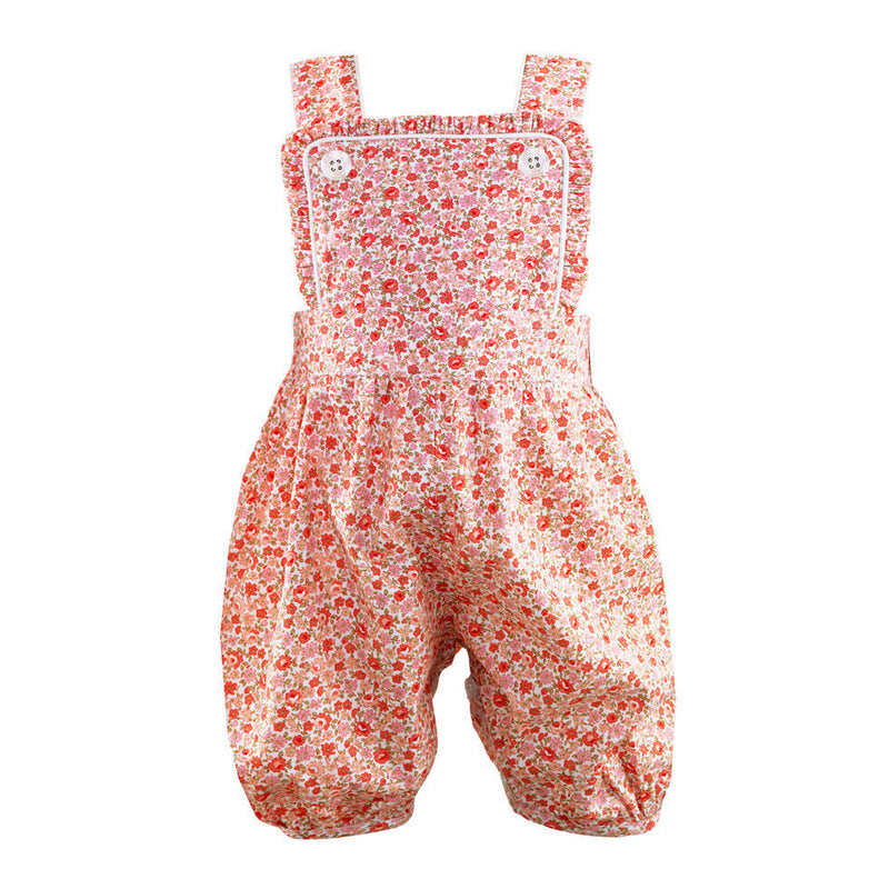 Floral Frill Dungarees