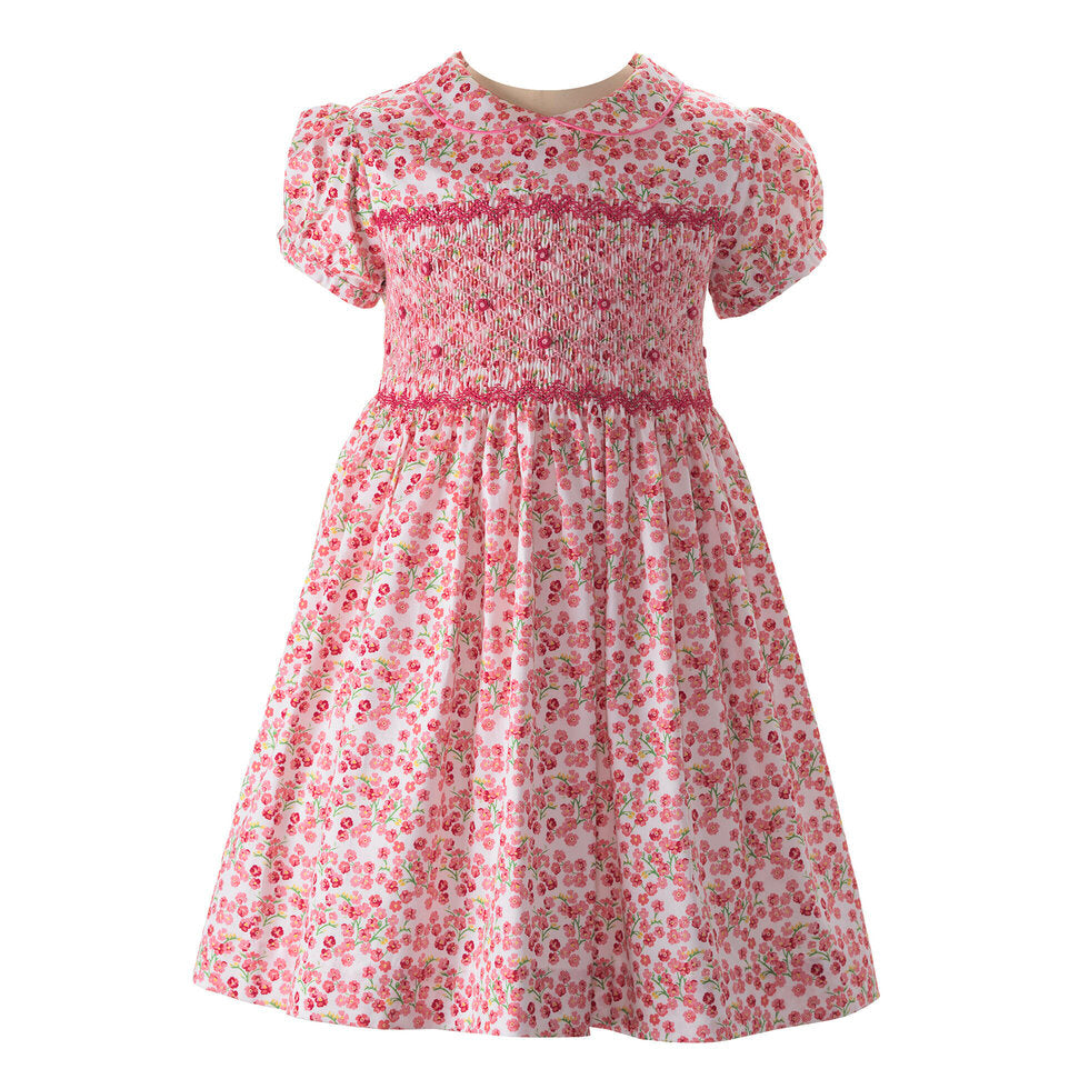 Forget Me Not Smocked Dress Rachel Riley US