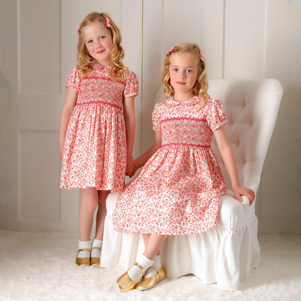 Forget Me Not Smocked Dress Rachel Riley US