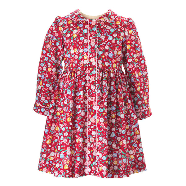Rose Garden Button-front Dress Rachel Riley