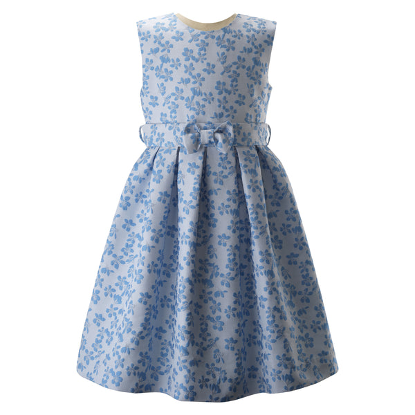 Periwinkle Damask Party Dress