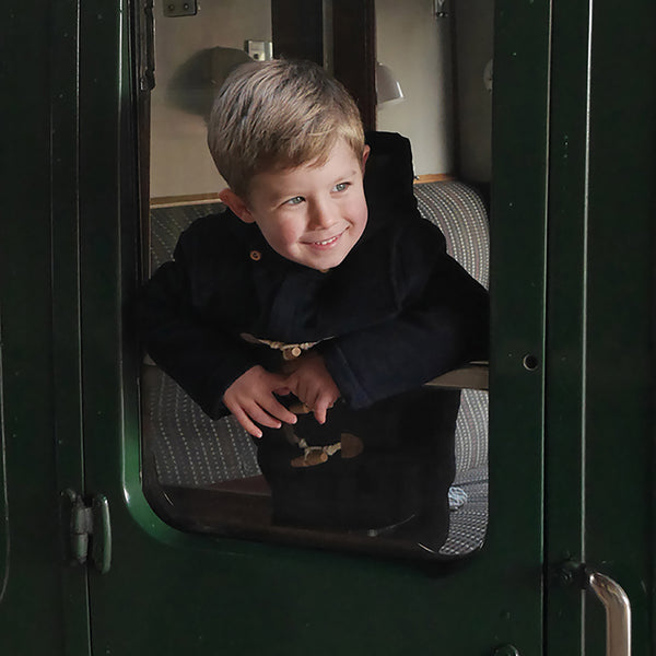 Navy Duffle Coat Rachel Riley US