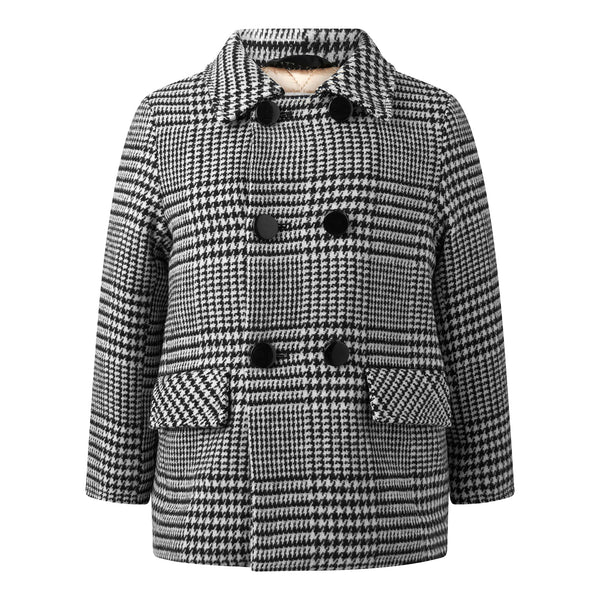 Houndstooth Double Breasted Coat Rachel Riley US