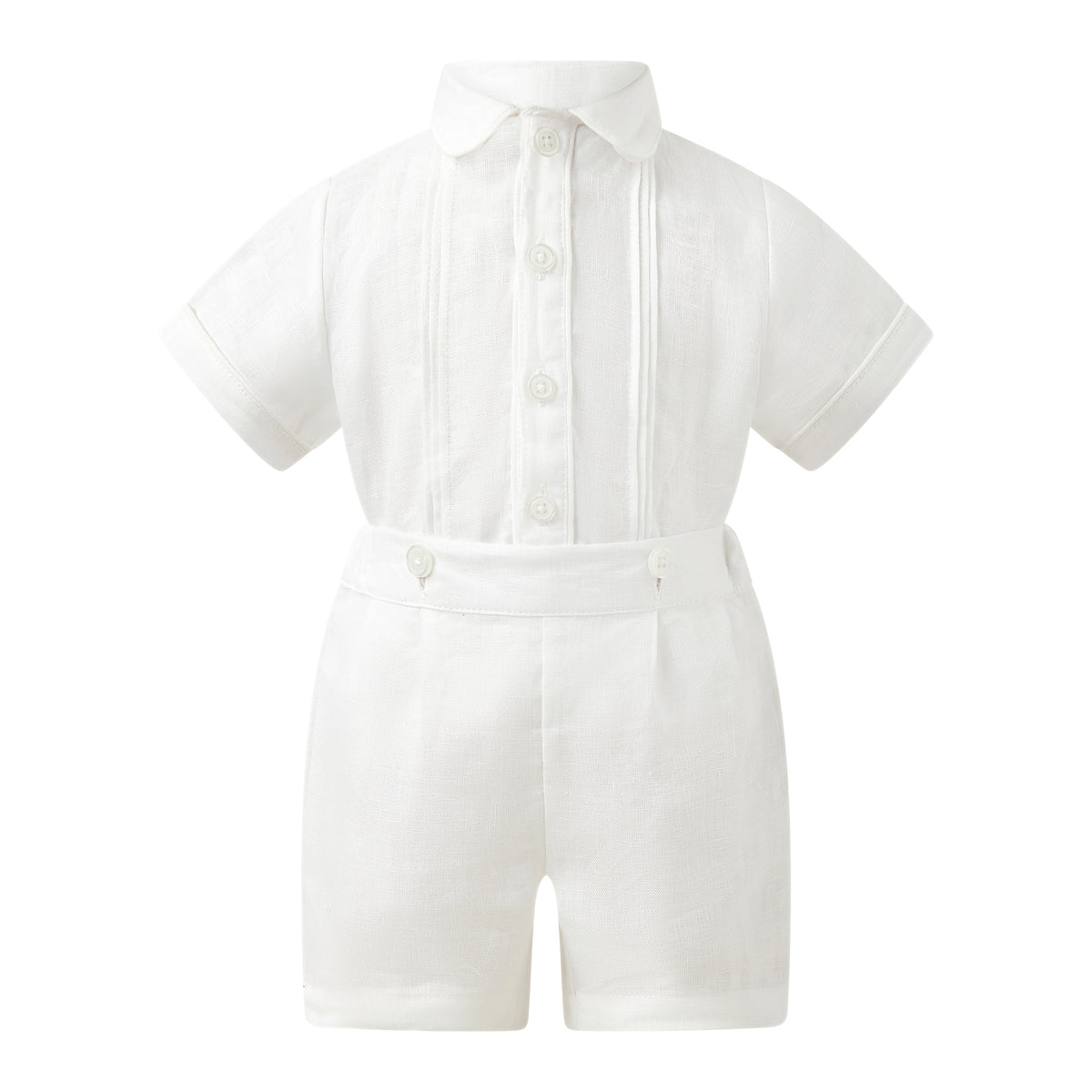 Linen Shirt and Short Set Rachel Riley US