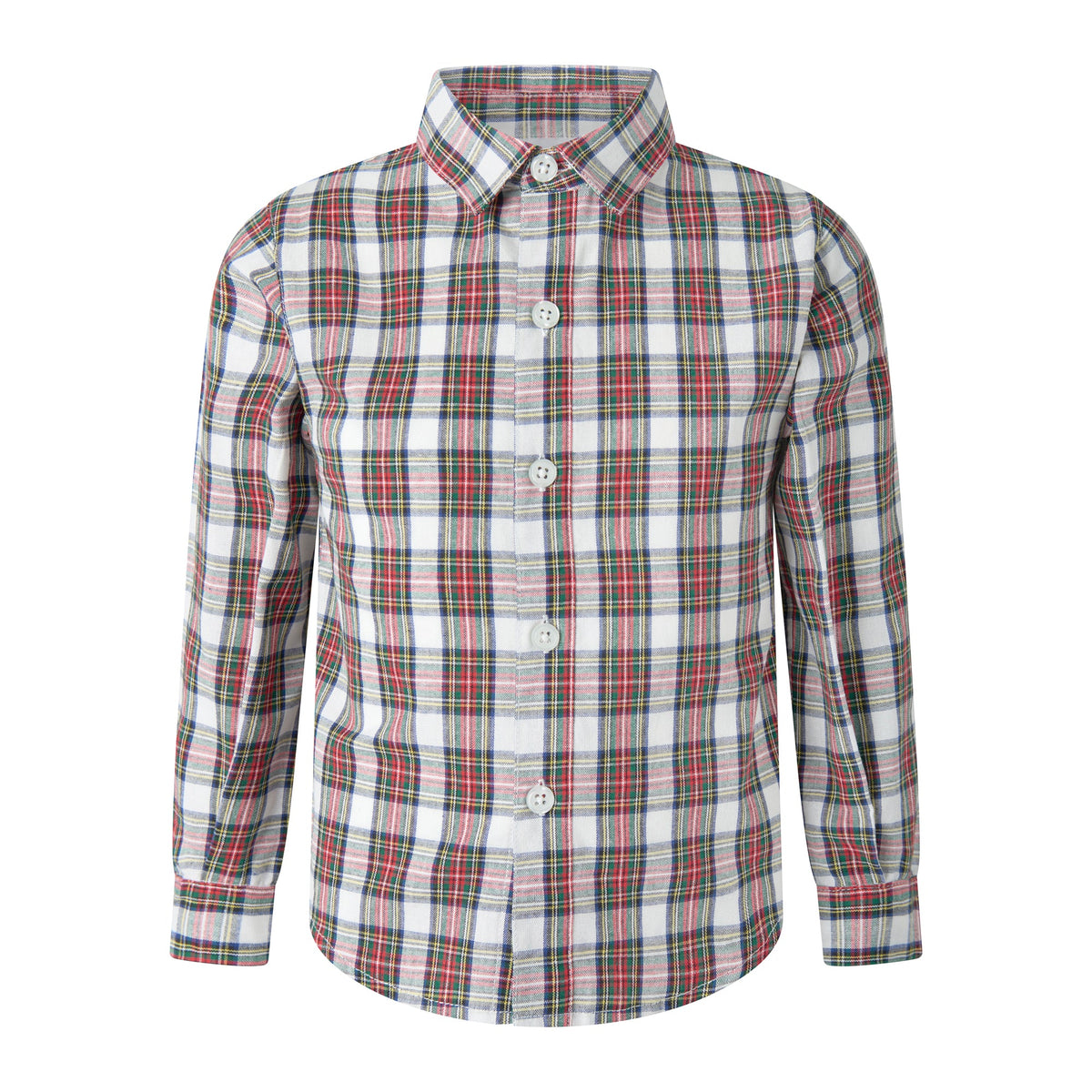 Ivory Tartan Shirt Rachel Riley US
