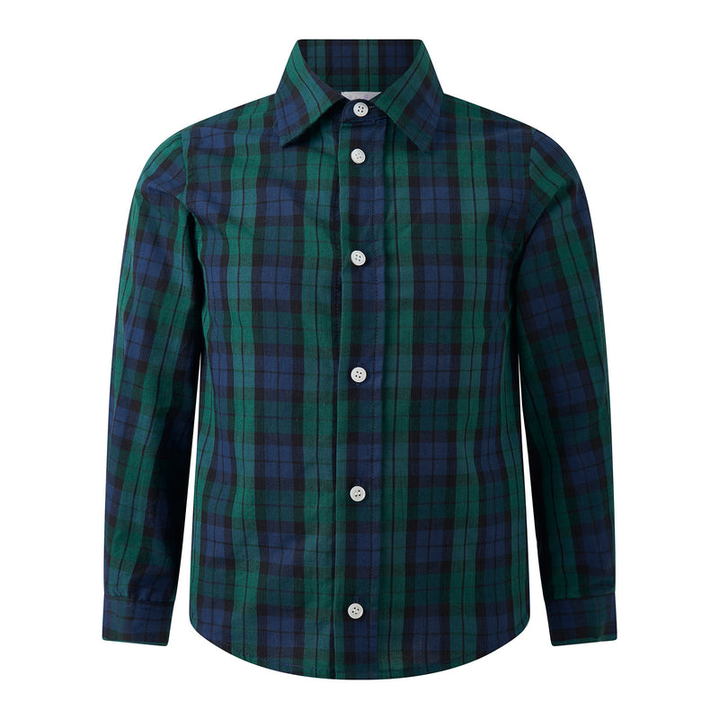 Blackwatch Plaid Shirt Rachel Riley US Blackwatch Plaid Shirt Rachel Riley US