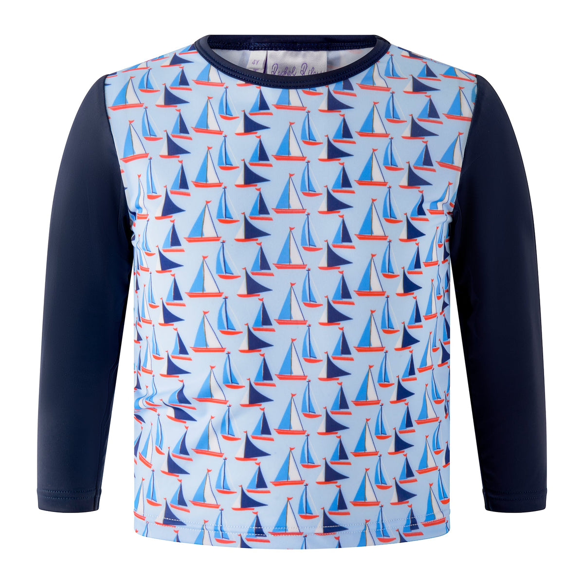 Sailboat Rashguard Top Rachel Riley US