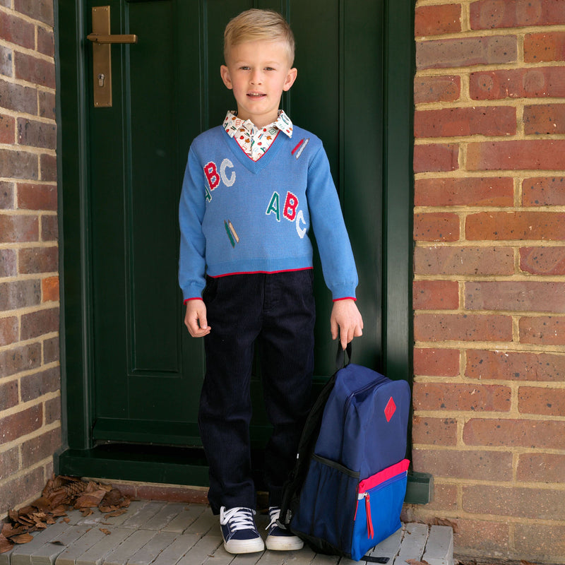 ABC V-Neck Sweater Rachel Riley US